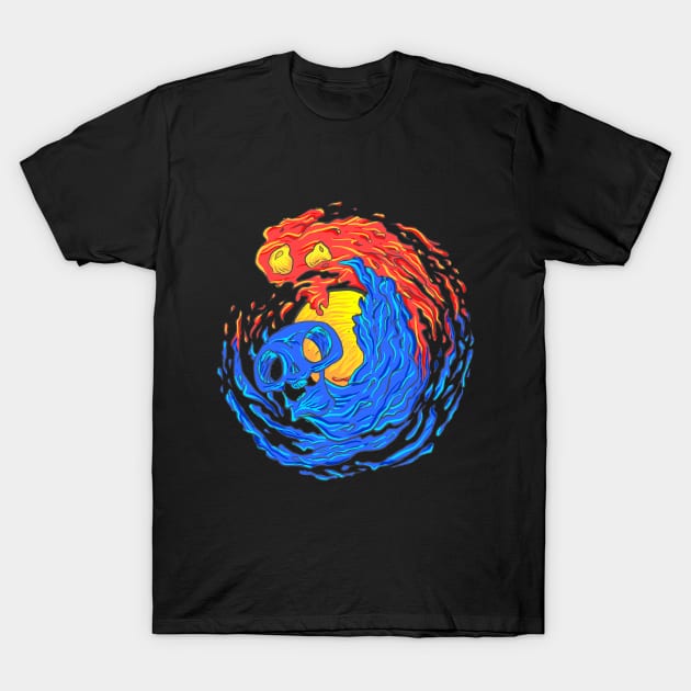 Yin and Yang in Multiverse T-Shirt by goweshore